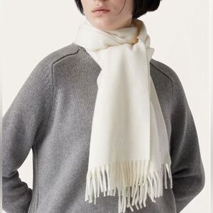 Loro Priana - NEW! Women's Cashmere Scarf - White